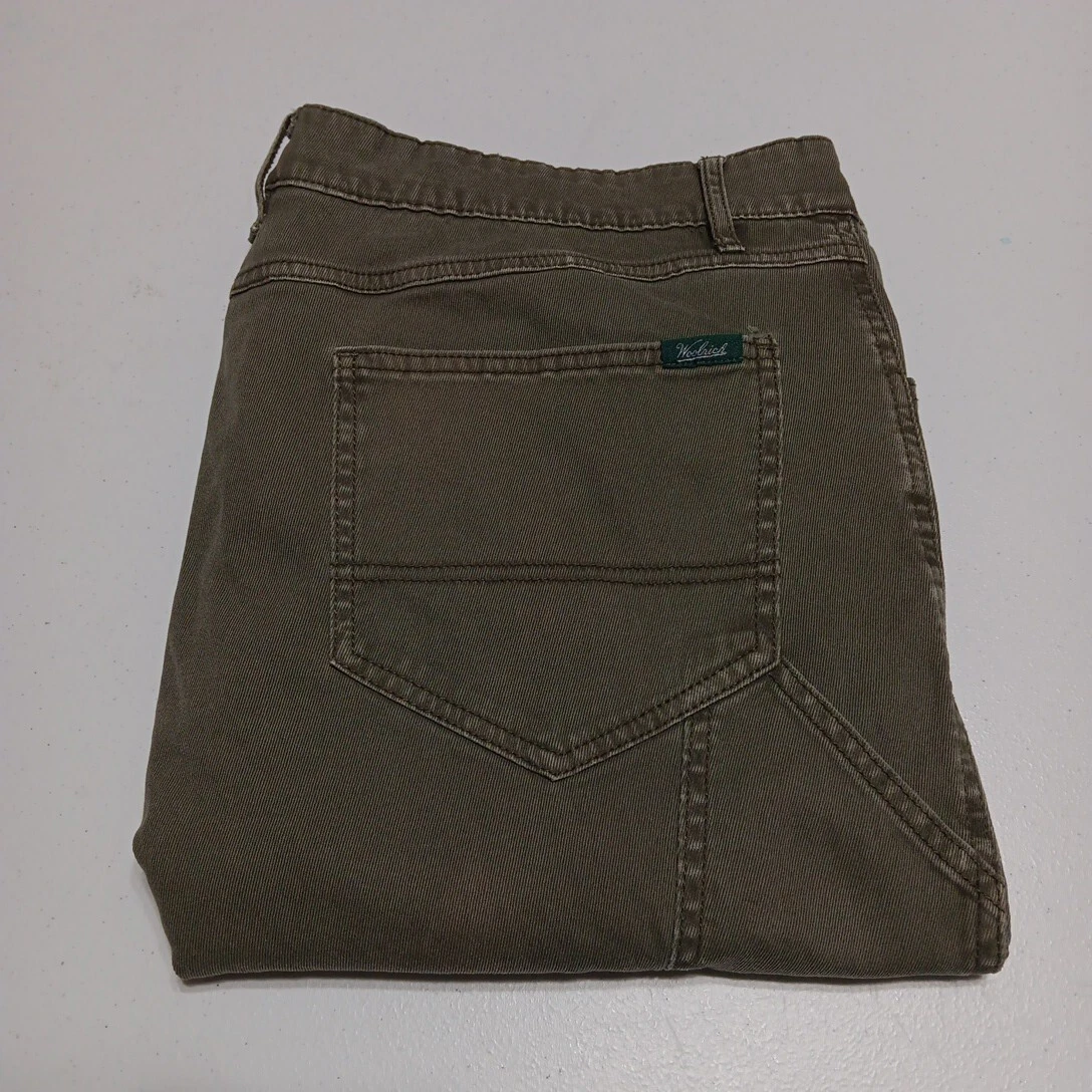 VTG Woolrich 5 Pocket Pants Men's 38x32 Work Carpenter Jeans Cotton Duck Canvas