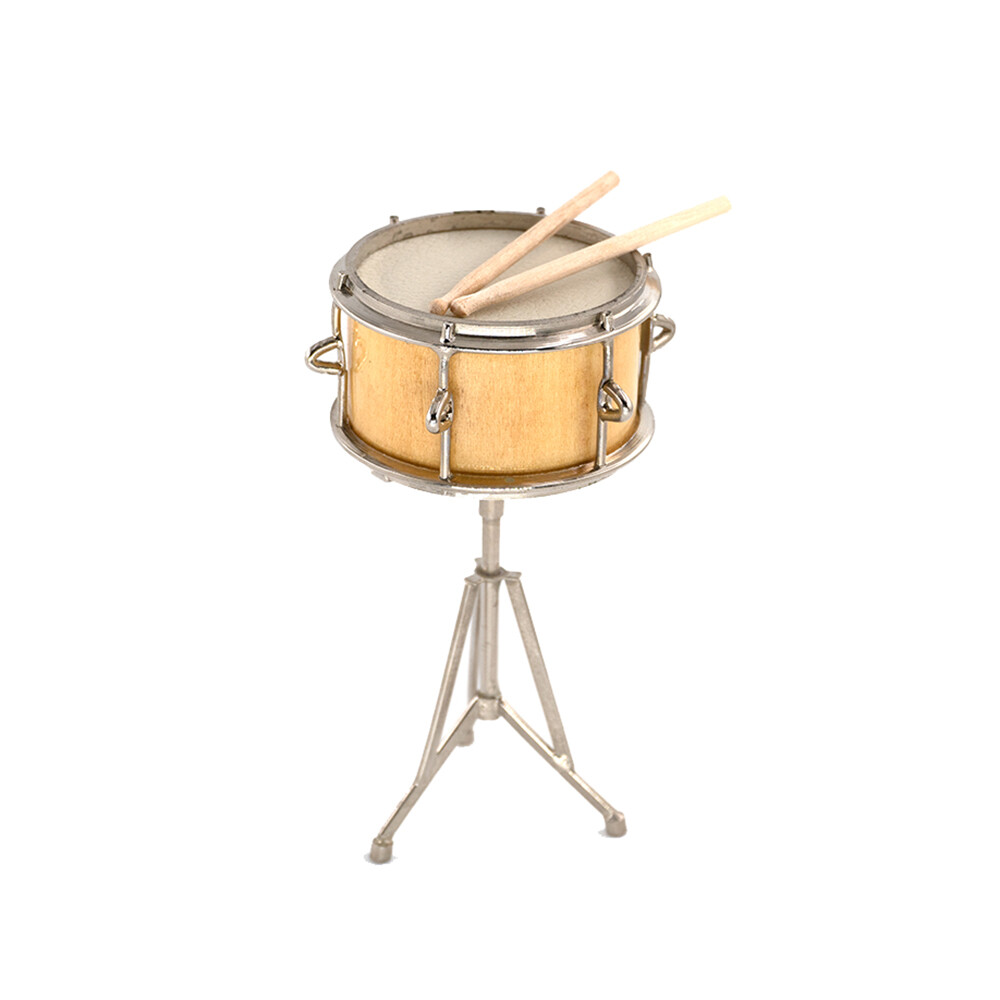 9cm Miniature Snare Drum Model for Dollhouse ob11 Action figure bjd