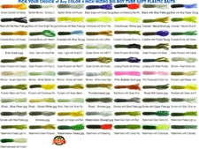 Mizmo Tubes Big Boy 4 Inch Any 72 Colors 10pk Bass Fishing Soft Plastic Lures