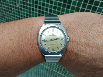 GIRARD PERREGAUX GYROMATIC AUTOMATIC IN HOUSE ORIGINAL CROWN SERVICED CAL. 31