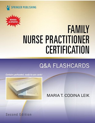 Family Nurse Practitioner Certification QA Flashcards, Second Edition NEW Sealed
