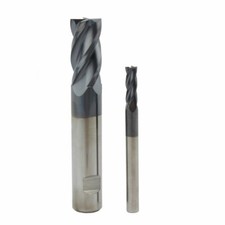 VHM Schaftfräser Nutenfräser Fräser TiALN vierschneidig, 1 - 12 mm Durchmesser 