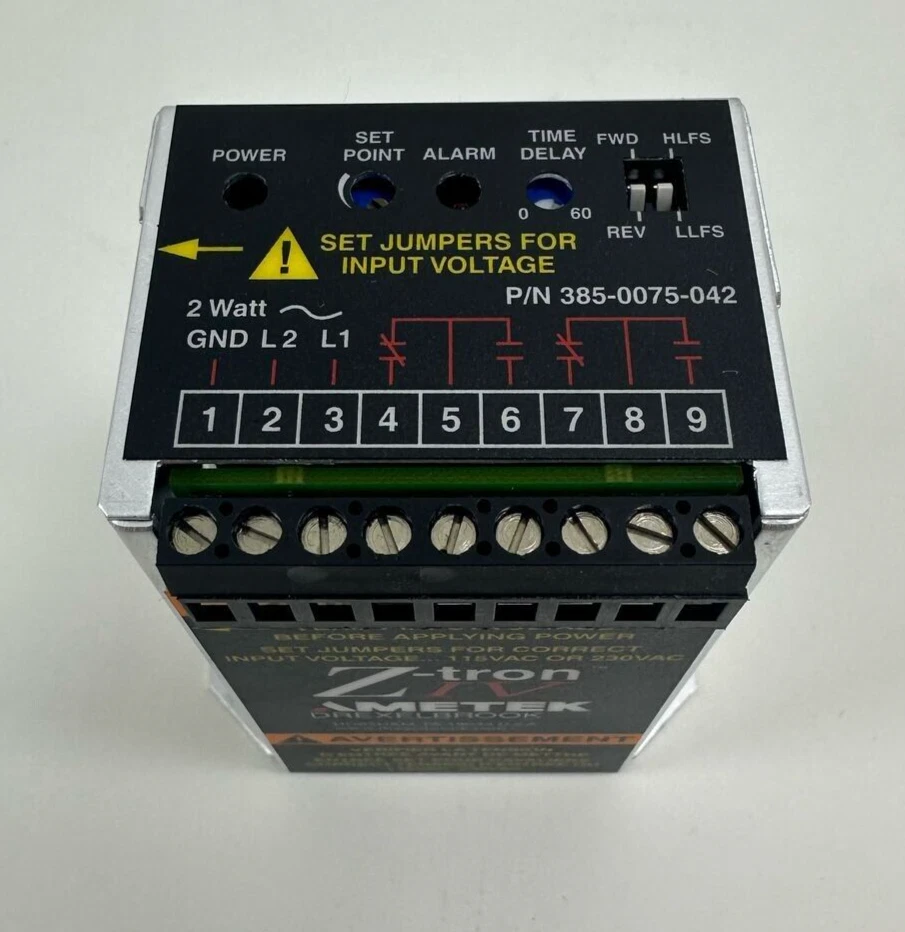 AMETEK Z-tron 385-0075-042 ZTRON IV UNIT ASSMEBLY 115/230 VAC - Image 4 of 4