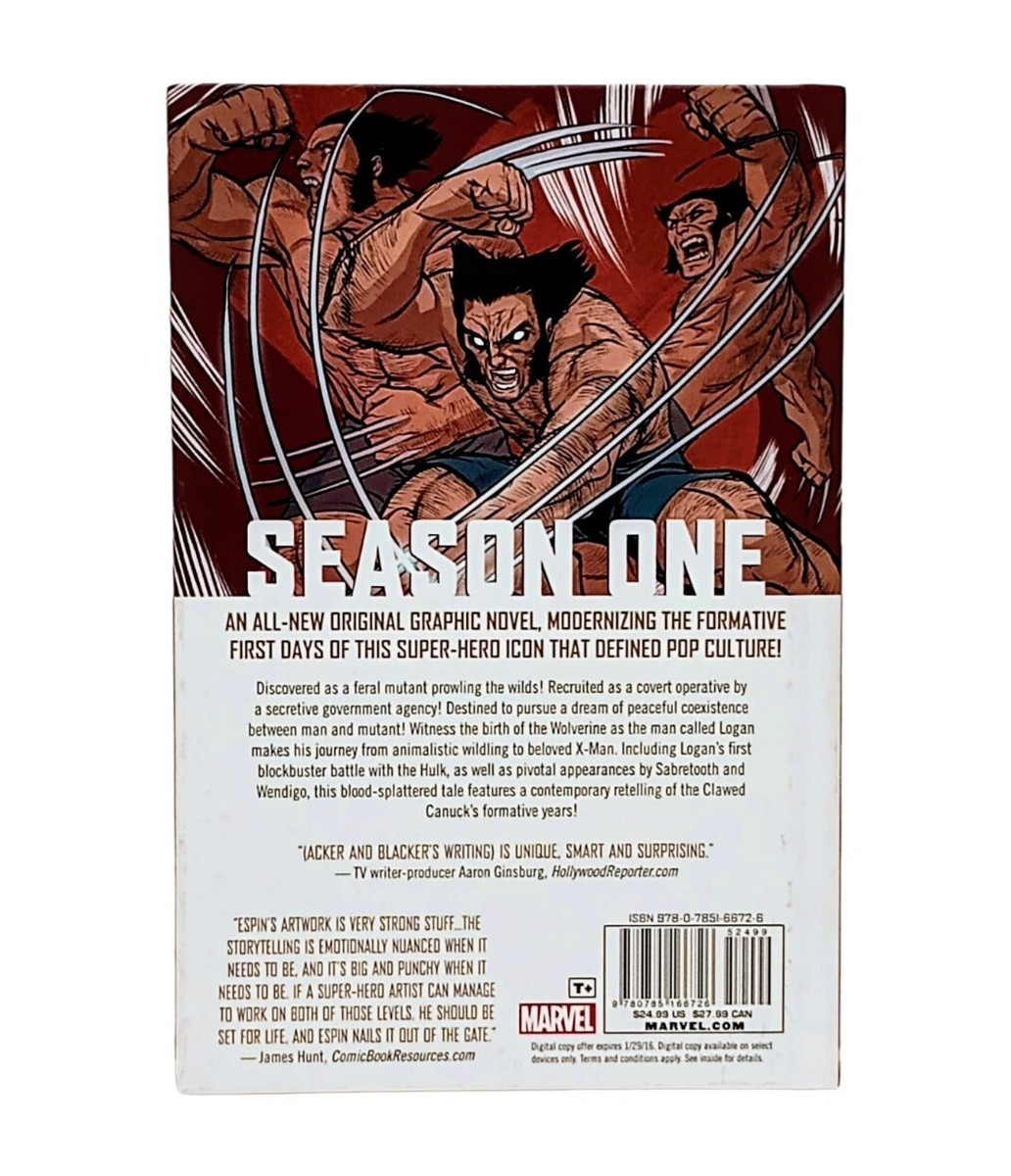 WOLVERINE : SEASON ONE HARDCOVER GRAPHIC NOVEL BOOK MARVEL 2013 | eBay