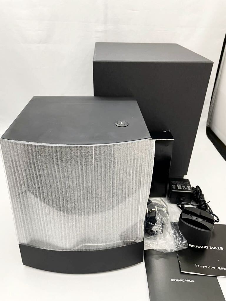 Richard Mille Original Watch Winding Machine with Box Black Winder 