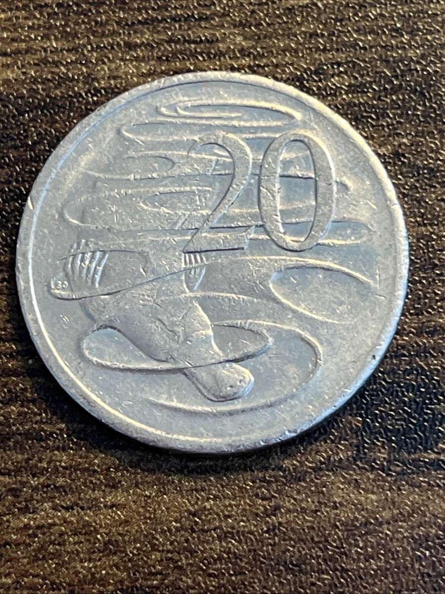 2004 Australia 20 Cents Copper-Nickel Platypus Q. Elizabeth II