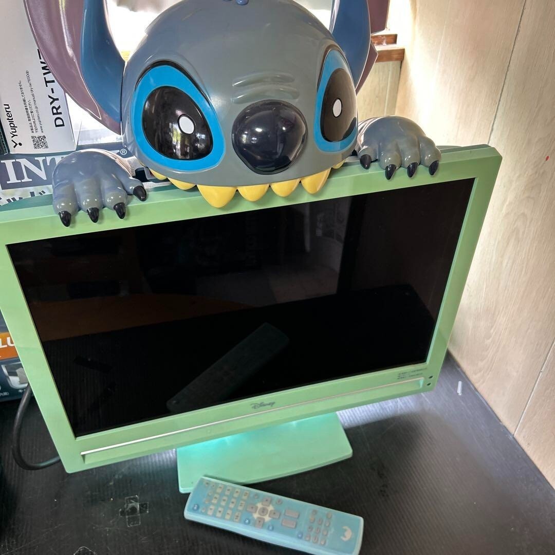 Disney Lilo & Stitch Digital TV Vintage Working Japanese RARE 20v