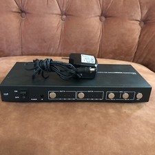 Monoprice Blackbird 4K Pro HDMI Matrix, 4x2 Powered Switch 15377. No Remote