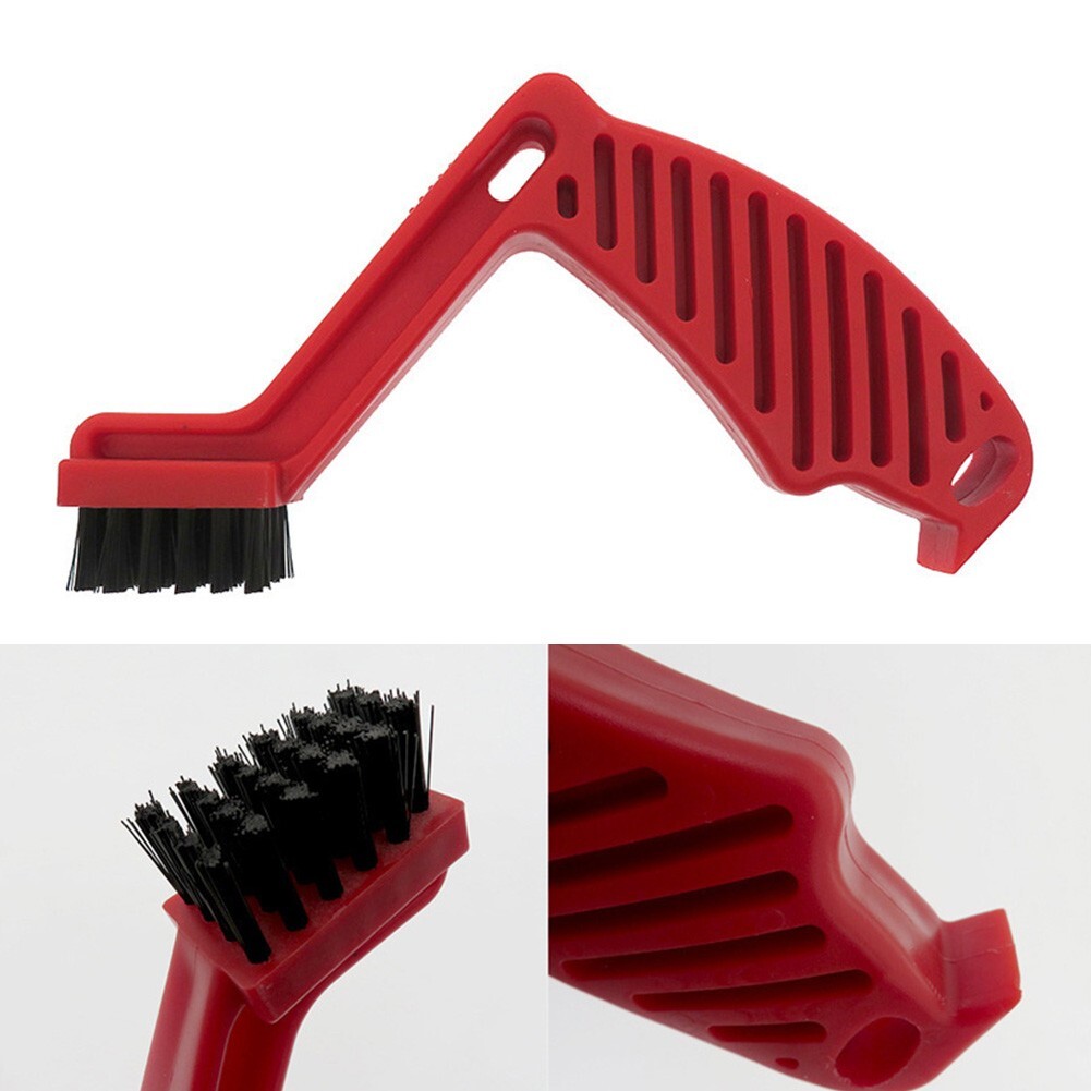Convenient Foam Polishing Pad Cleaner Conditioning Brush Red Universal
