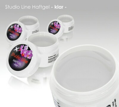 HAFTGEL STUDIOLINE KLAR 50ml UV HAFT GEL NAGELGEL PREMIUM UV GEL