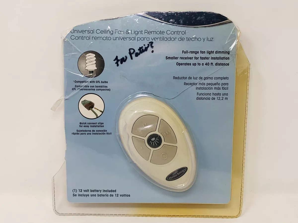 How To Install A Harbor Breeze Universal Ceiling Fan Remote Control