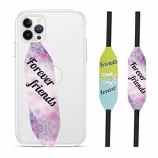 Universal Phone Grip Straps for Secure Handling Reversible