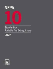 NFPA 10 Standard for Portable Fire Extinguishers Paperback 2022Edition USA STOCK