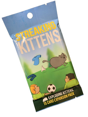 Streaking Kittens Exploding Kittens 15 Card First Expansion Pack Card Game AAB27