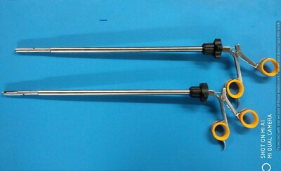 Laparoscopy Endoscopy Claw Grasping 10x330mm Forceps Spoon Forceps Stone Holding