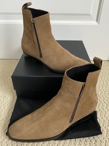 ysl logo boots