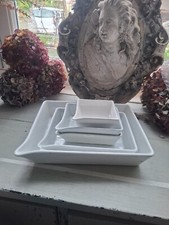 5 bacs en faience rangement deco cuisine