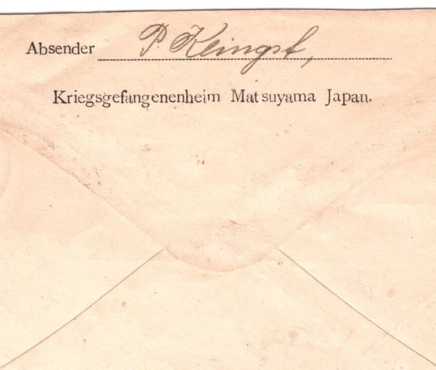 JAPAN WW1 POW MAIL Matsuyama CENSOR Marks CHINA Shanghai 1918 {samwells}KA334 - Image 4 of 4