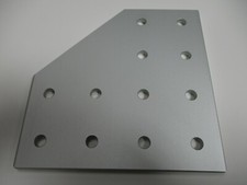 4080 Aluminium Profile Flat Connection Plate 12Hole Corner Plate Item Compatible