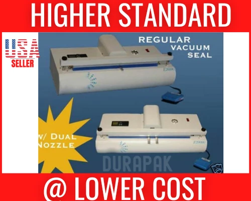 30" Vacuum Sealer with Dual Nozzles and Gas Purge Seal Vacuum Bags Preserve Food