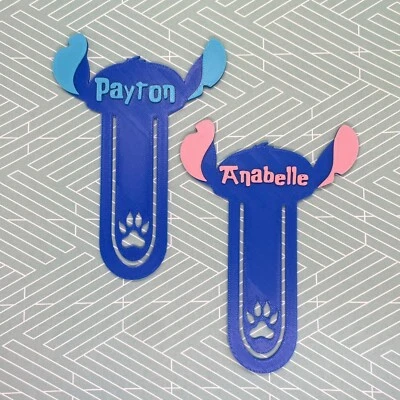 SPARROW SALE Personalized Name Bookmark Custom Gift Stitch Inspired Unique Kids Gift