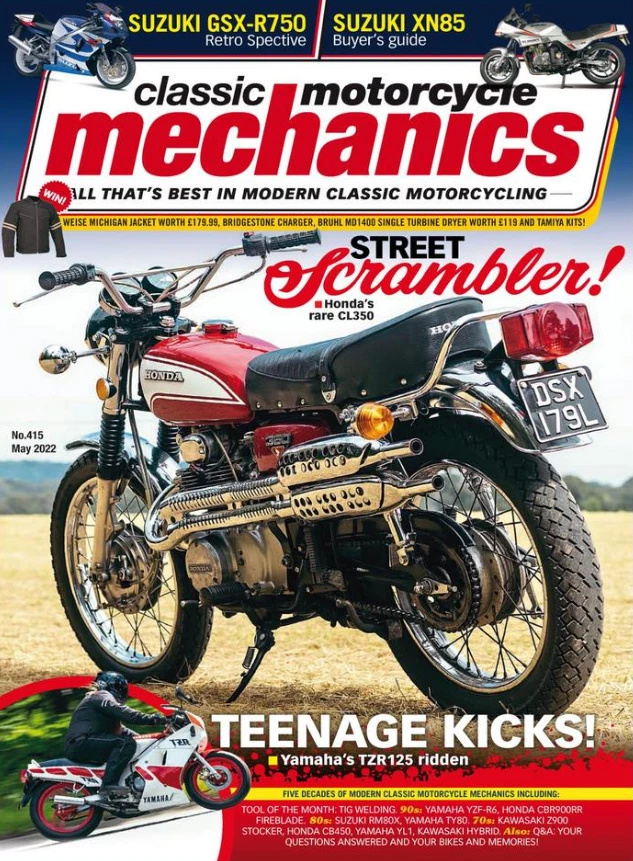 CLASSIC MOTORCYCLE MECHANICS MAGAZINE MAY 2022 STREET