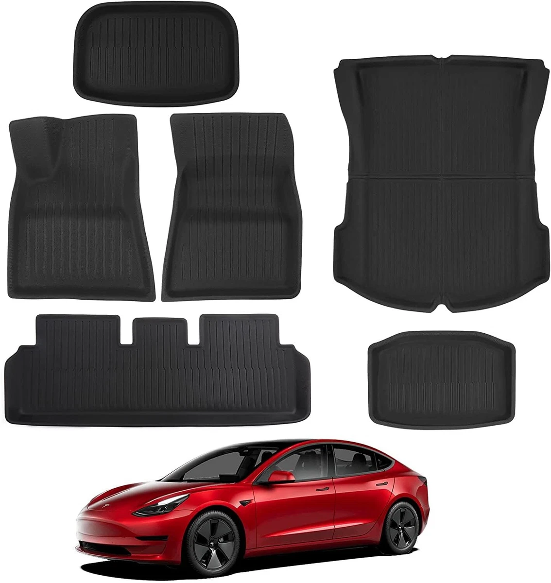Best tesla 2024 3 floor mats