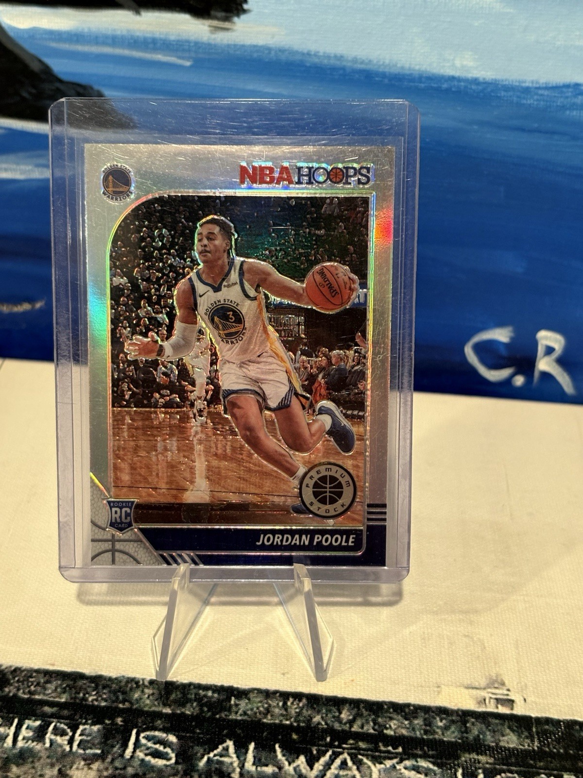 JORDAN POOLE RC 2019-20 Panini Hoops Premium Stock Silver Prizm #223 Warriors