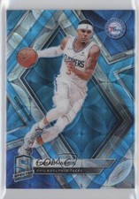 2018-19 Panini Spectra Neon Blue Prizm 72/75 Tobias Harris #47 0g27