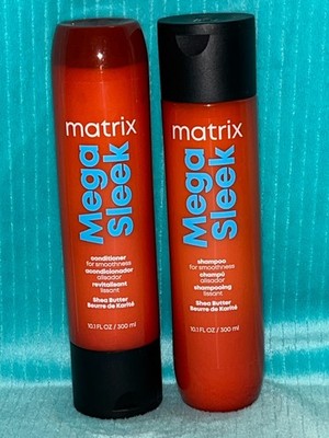 Matrix Total Result Mega Sleek Shampoo & Conditioner for Smoothness 10.1 fl oz