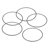 10X Nitrilgummi O-Ringe 123Mm Ad 118Mm Id Metrische Dichtung Schwarz