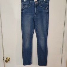 MOTHER The Looker Skinny Jeans Groovin' Wash Mid Rise Womens Size 25 USA EUC