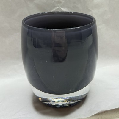 Glassybaby Deep Purple Eggplant Candle Holder