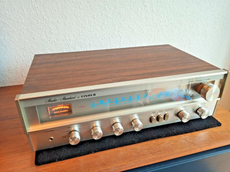 RICEVITORE STEREO FISHER RS 1022, RADIONUSSBAUM, VINTAGE, RESTAURATO. LEGGI BENE - Immagine 2 di 4