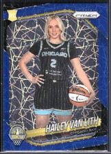 2025 Panini Prizm WNBA #139 Hailey Van Lith Blue Velocity Prizms