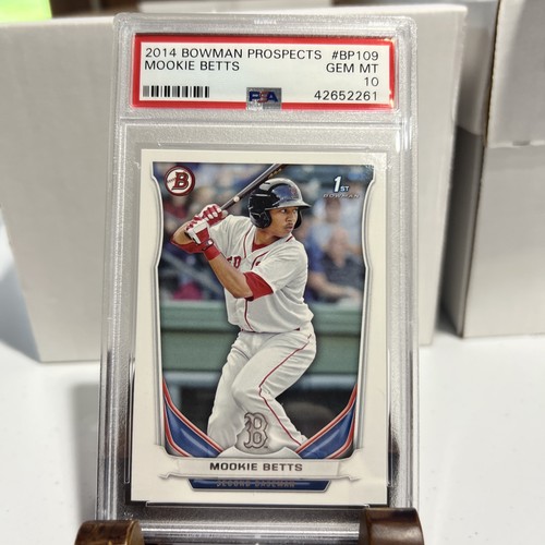 Mookie Betts 2014 Bowman Chrome Prospects BCP 109 PSA 10 Gem Mint Rookie/HOF??