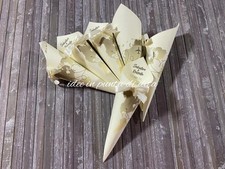 coni porta riso confetti petali tema viaggio 100 pezzi