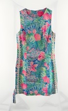 Multicolored Coral Print Sleeveless Lilly Pulitzer Short Dress Size 6 See Measur