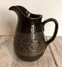 Vtg 60s Laveno Diamondstone Green Daisy Margherita MCM Creamer Pitcher A. Campi