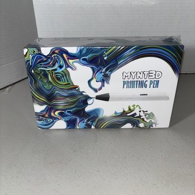 MYNT3D Professional 3D Printing Pen with OLED Display White New in Box