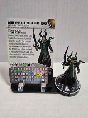 Heroclix Venom Loki The All-Butcher 057 Chase W/card