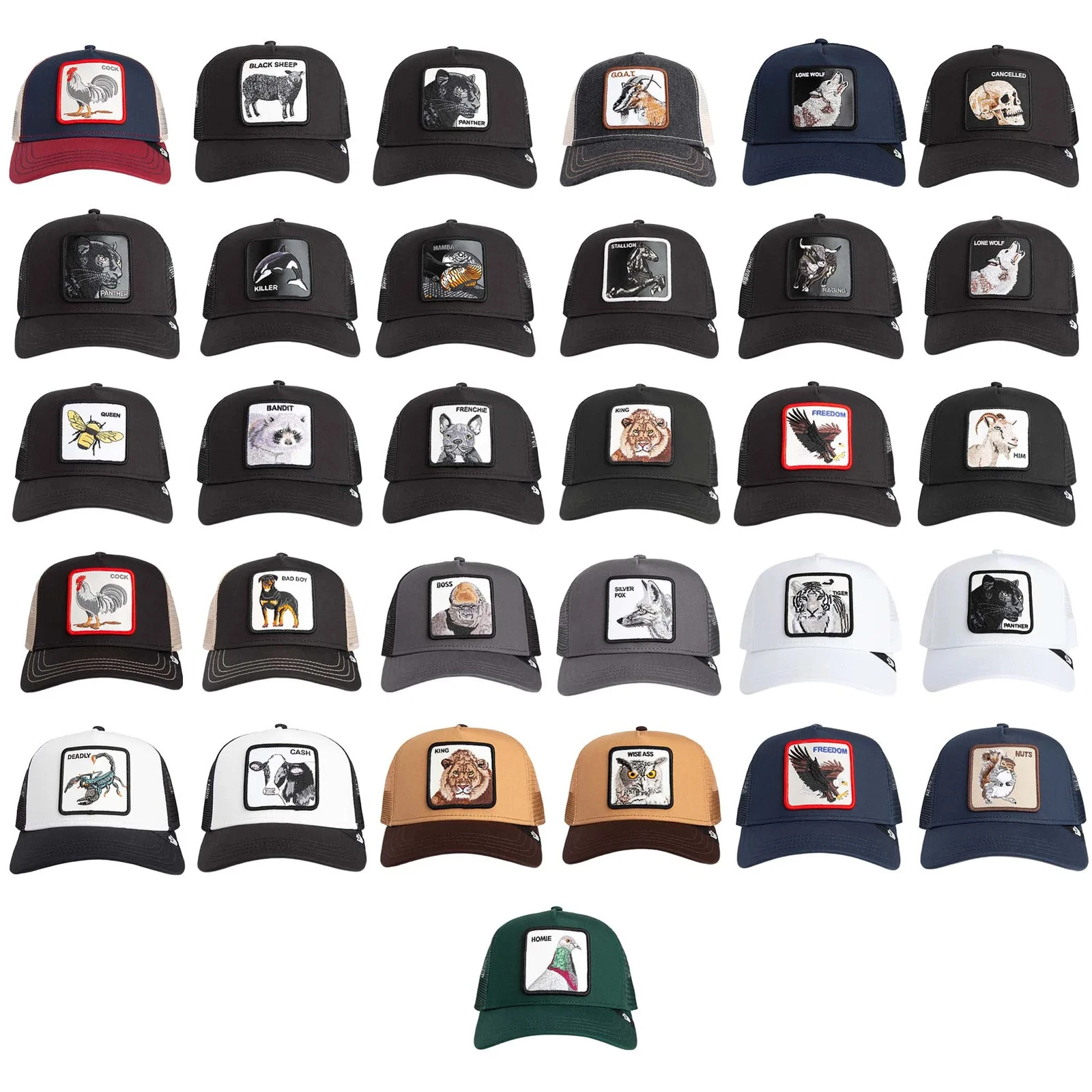 GOORIN Unisex Trucker Cap - Cap, Front Patch, One Size
