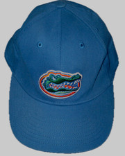 NEW Nike Florida Gators Youth Sized Fitted Hat Blue With Dual Embroidery