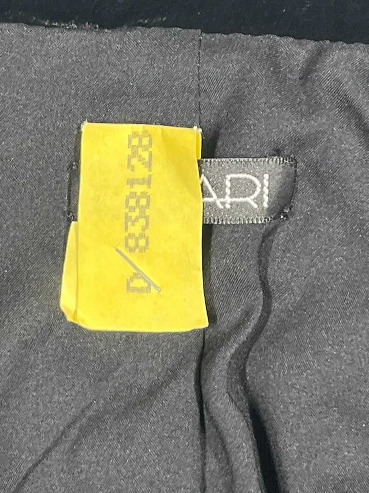 Tahari Silk Blend Black Velvet Two Button Blazer Women's M Career Girl Boss Chic - Image 2 of 4