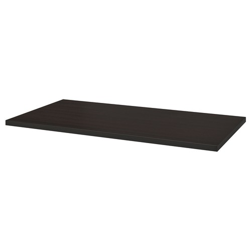 IKEA LINNMON Tischplatte 75x150 cm schwarzbraun
