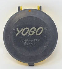 Vintage YOGO Jump-a-Peg Puzzle Travel Game 1950s Plas-Trix Extra Pegs COMPLETE