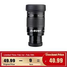 SVBONY SV135 1.25 Telescope Eyepiece Zoom 7mm-21mm Eyepiece 6 Element 4 Group