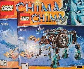 🤯LEGO 70145 Legends of Chima Maula's Ice Mammoth Stomper 98% Complete