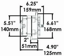 Powermaster 8003 Racing Alternator