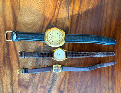 3 Vintage Uhren   Dugena Matic 25 Rubis Automatic + ZentRa mechanisch + Meister